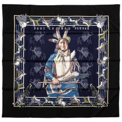 Nuovo in scatola Sciarpa Bandana Hermes Edizione Limitata Pawnee