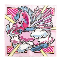 New in Box Hermes Limited Edition Pegase Pop Silk Gavroche Scarf