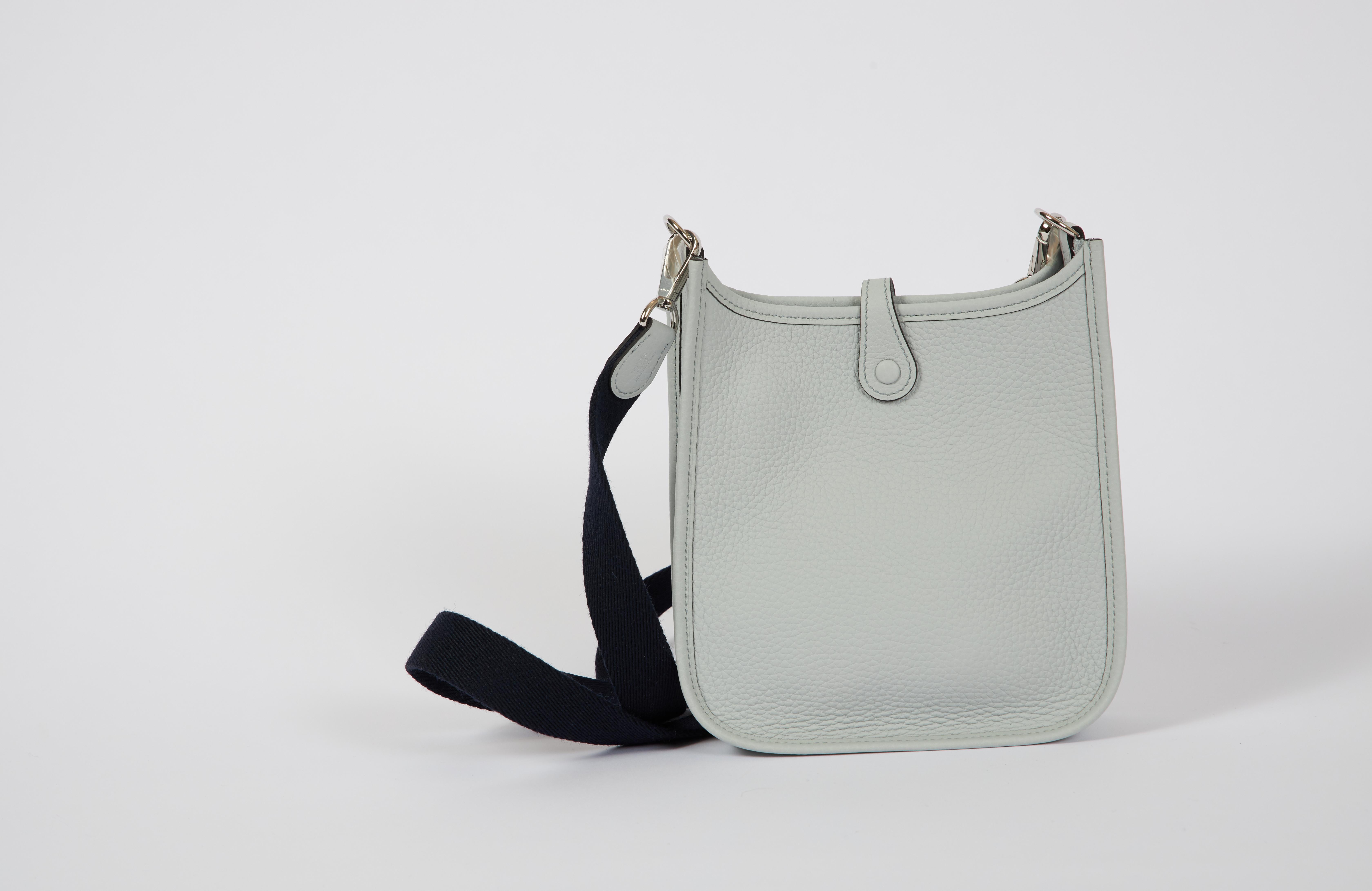 hermes evelyne blue pale