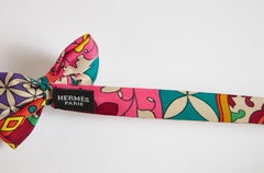 New in Box Hermes Mini Silk Bow Tie or Bracelet