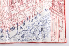 New in Box Hermes Multi Le Jardin Silk Gavroche Scarf