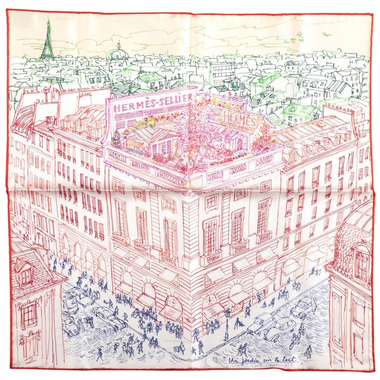 un jardin sur le toit scarf