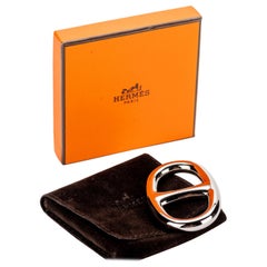 New in Box  Hermès Palladium Scarf Ring