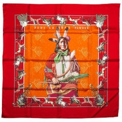 New in Box Hermes Pawnee Bandana Limited Edition Scarf 