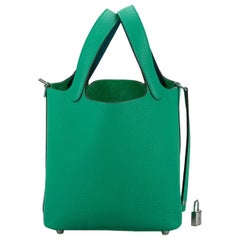 Neu in Box Hermes Picotin 18 Menthe Palladium