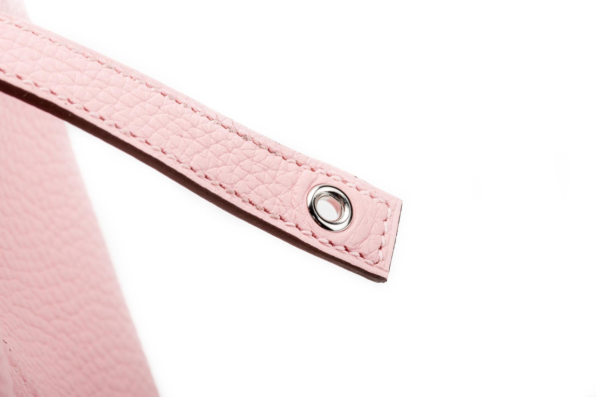 Women's New in Box Hermes Rare Rose Sakura Picotin 18cm Bag