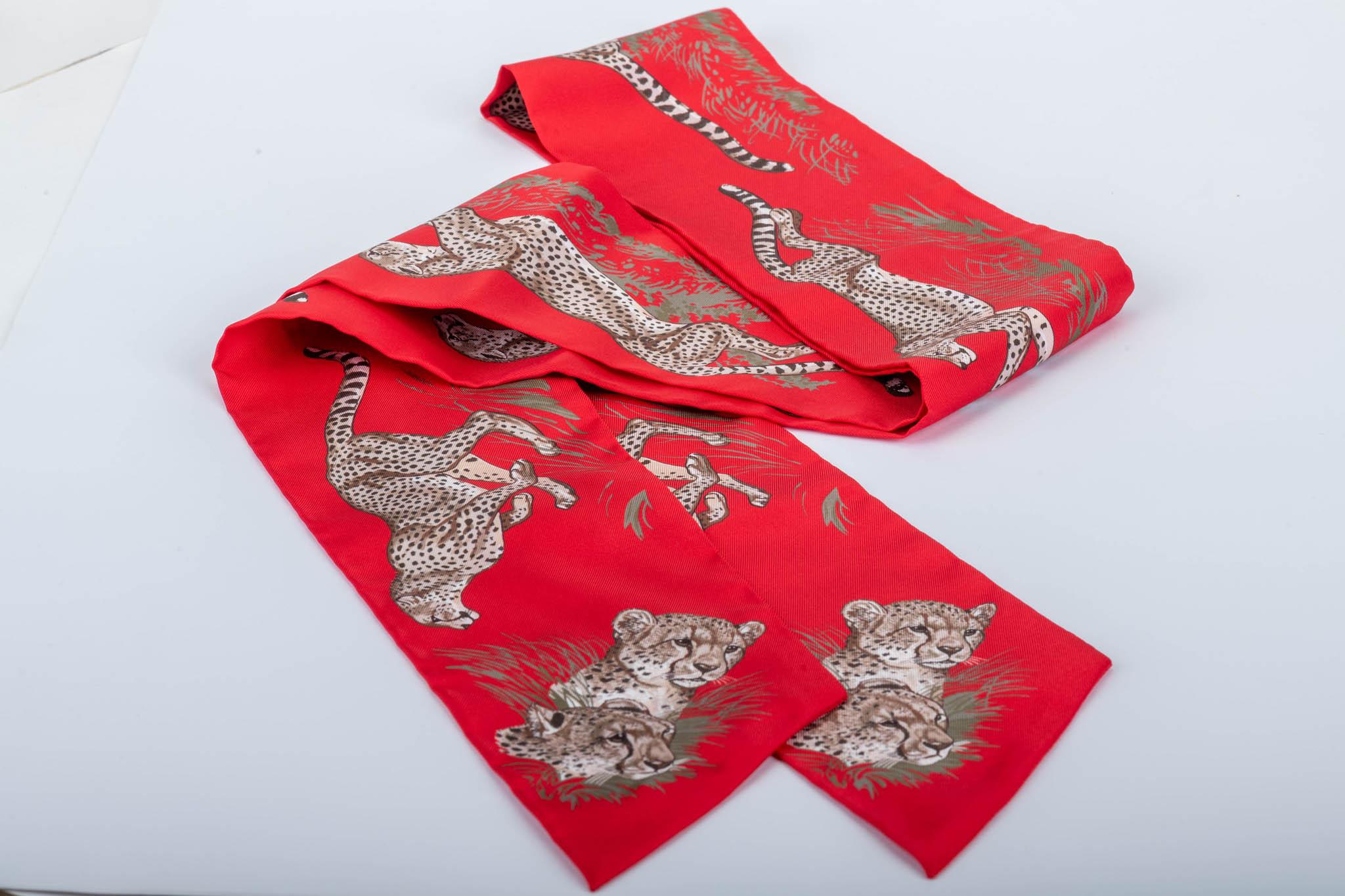 hermes thin scarf