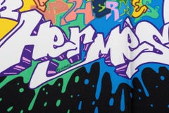 Petit foulard en soie Hermès Graffiti Gavroche, neuf dans sa boîte