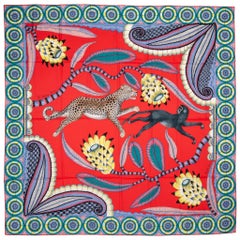 New in Box Hermes The Savana Dance Cashmere Shawl Scarf