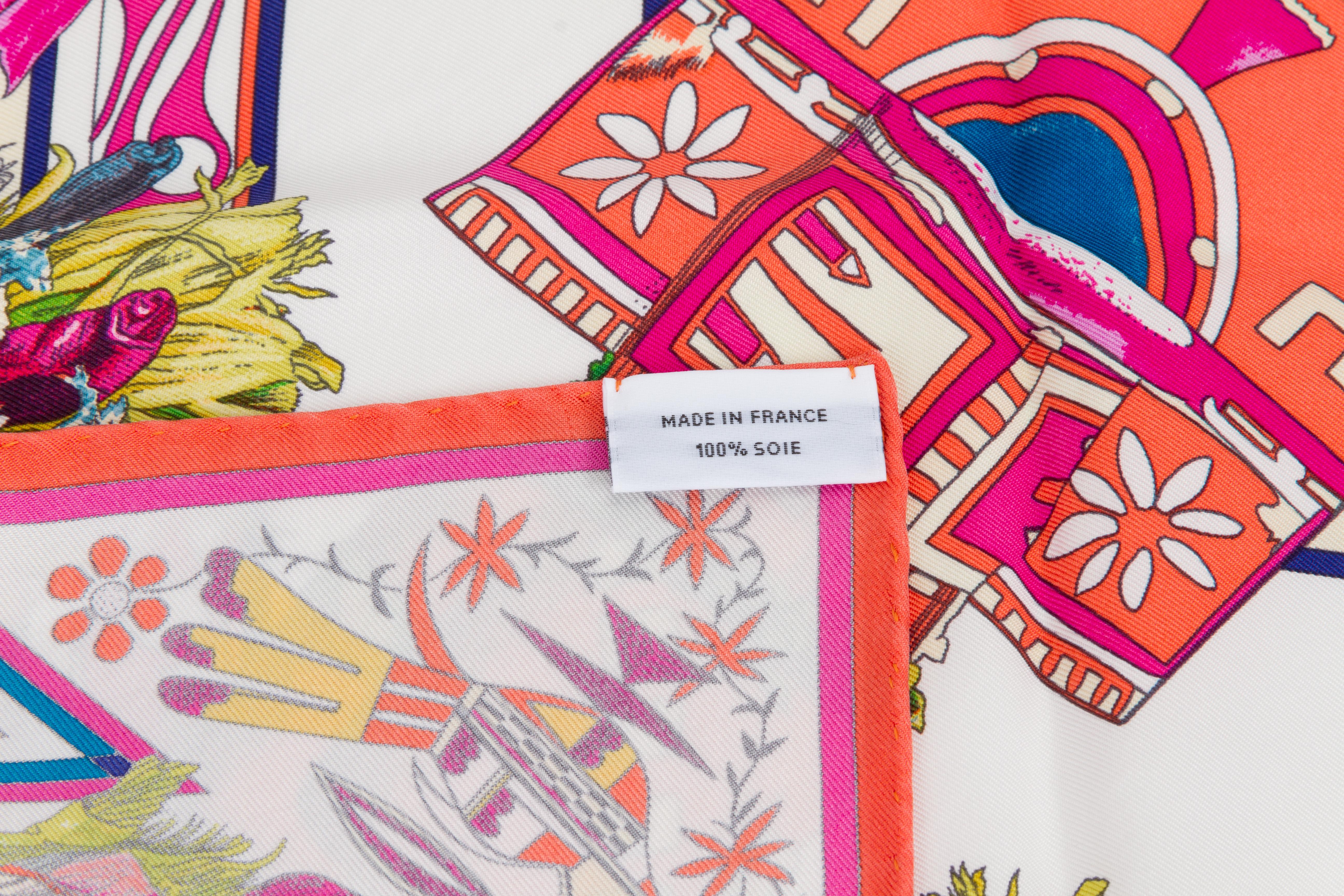 coral silk scarf factory
