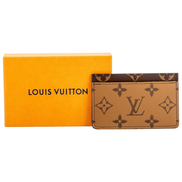 New in Box Louis Vuitton 2 Tone Credit Card Case For Sale at 1stDibs