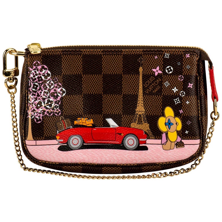 New in Box Louis Vuitton Christmas Paris Pouchette Limited Edition Bag at  1stDibs