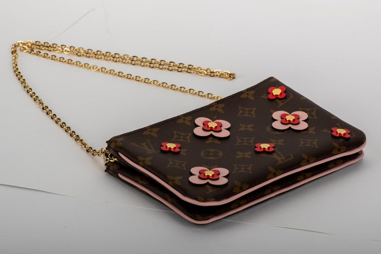 Louis Vuitton Pink Flower Wallet - For Sale on 1stDibs