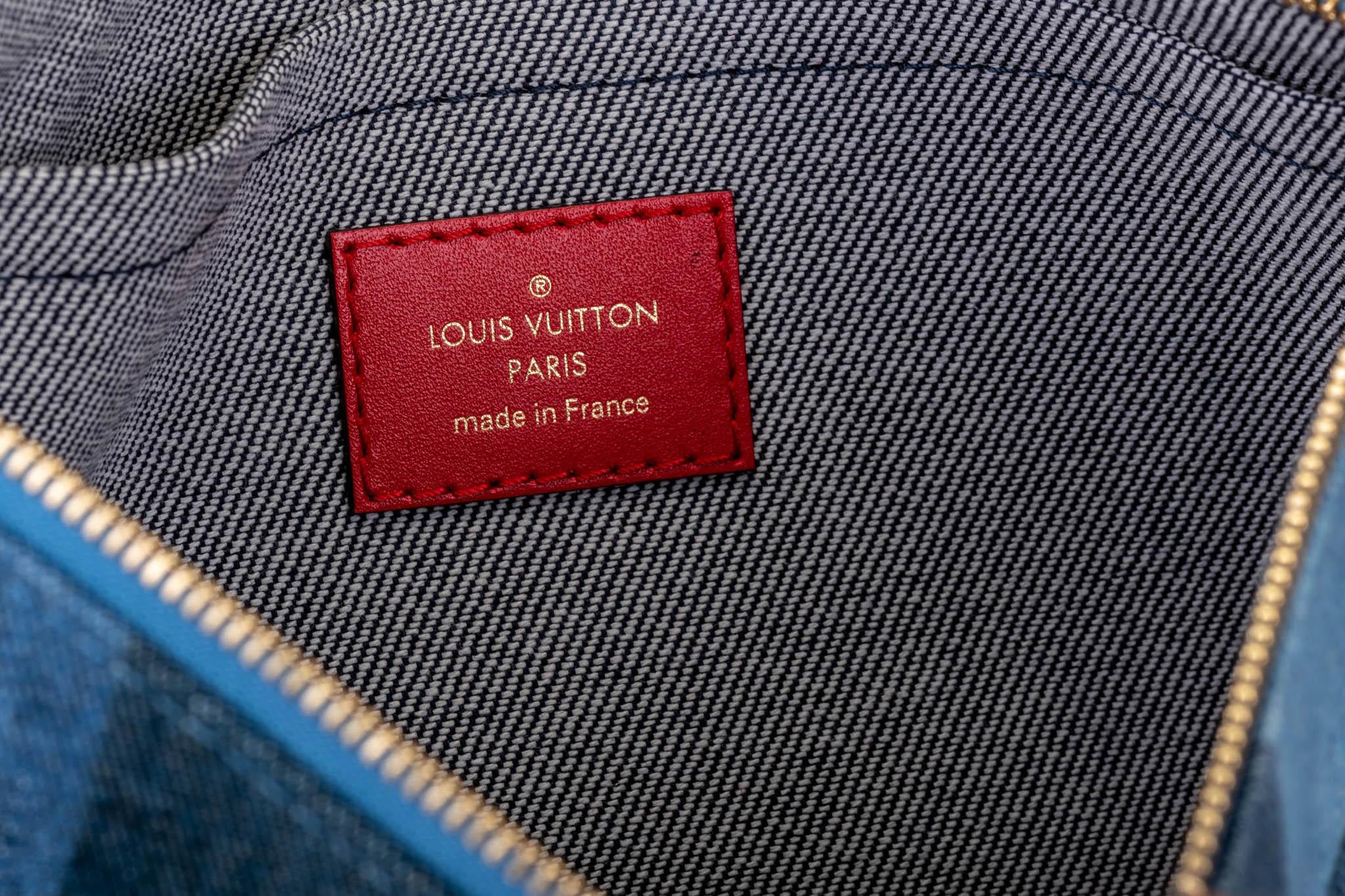New in Box Louis Vuitton Denim Neverfull Bag 2