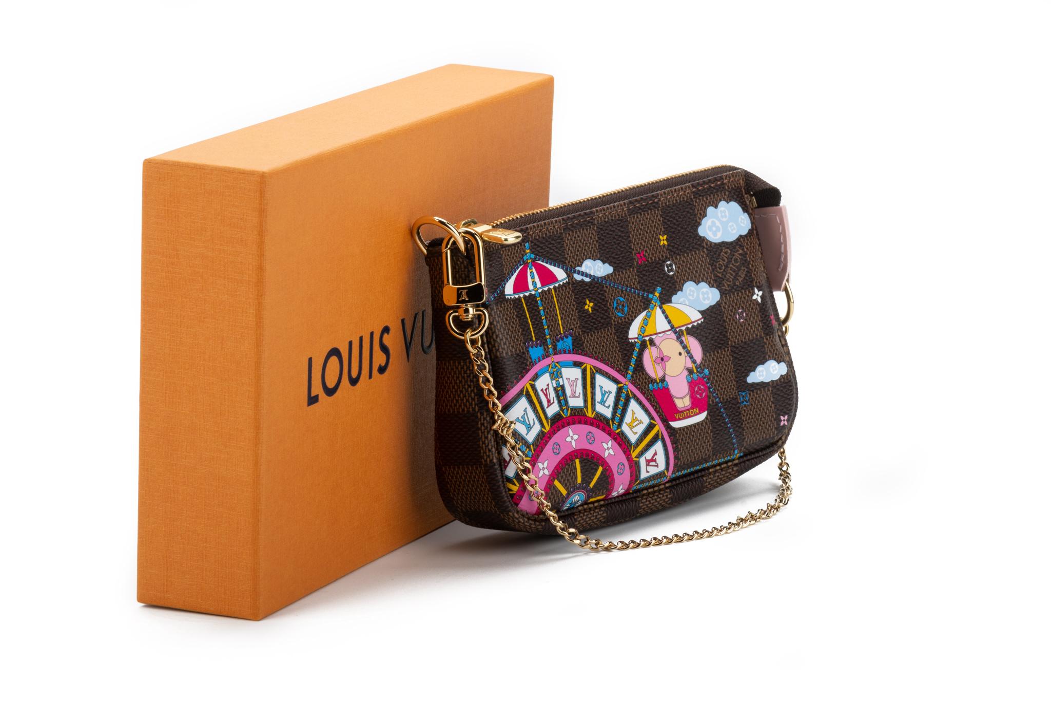 Louis Vuitton edición limitada mini pochette diseño montaña rusa . Colección Navidad 2020. Caída 6,25