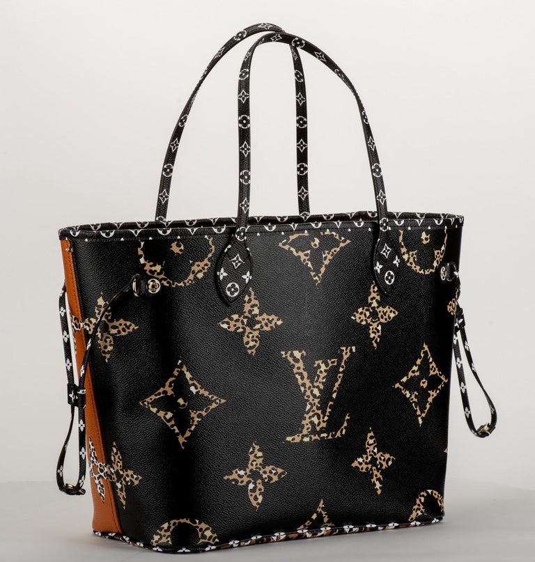 New in Box Louis Vuitton Limited Edition Animalier Neverfull MM Tote Bag