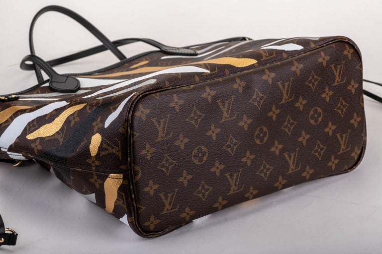 Authenticated used Louis Vuitton Louis Vuitton Monogram Camouflage Neverfull mm Tote Bag Lol Collaboration Limited M45201, Adult Unisex, Size: (Hxwxd)