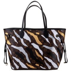 New in Box Louis Vuitton Limited Edition Camouflage Neverfull MM Tote Bag  at 1stDibs