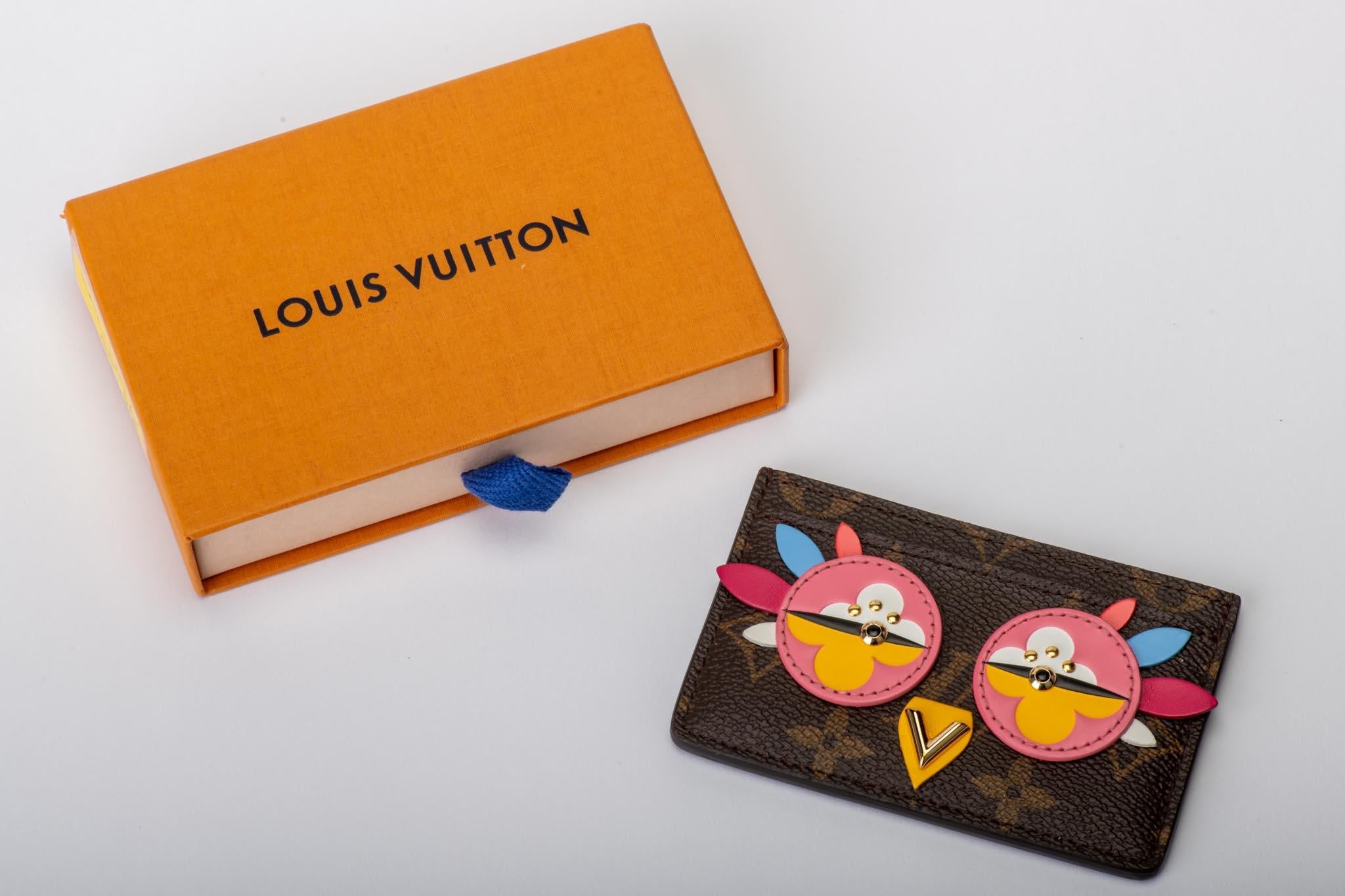 Louis Vuitton limited edition scare crow credit card case. Brand new in original box.