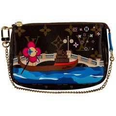 New in Box Louis Vuitton Limited Edition Christmas Venice Pouchette bag