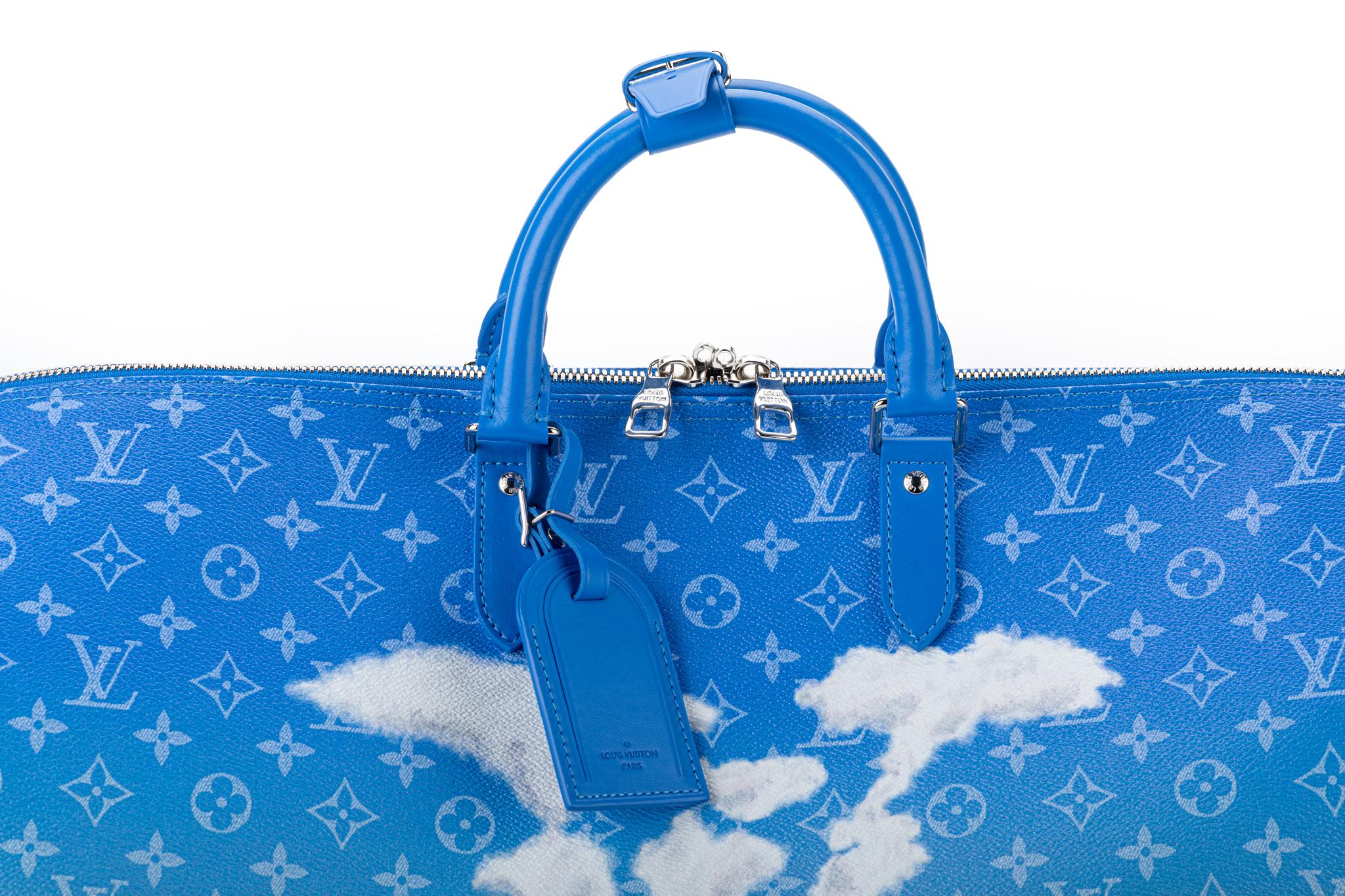 New in Box Louis Vuitton Limited Edition Clouds Keepall Abloh Bag 7