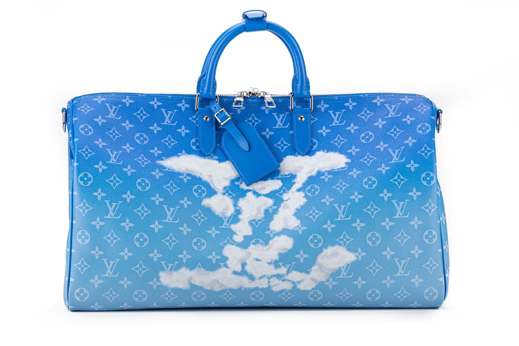 louis vuitton blue bag limited edition