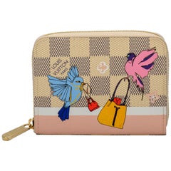 New in Box Louis Vuitton Limited Edition Damier Birds Wallet
