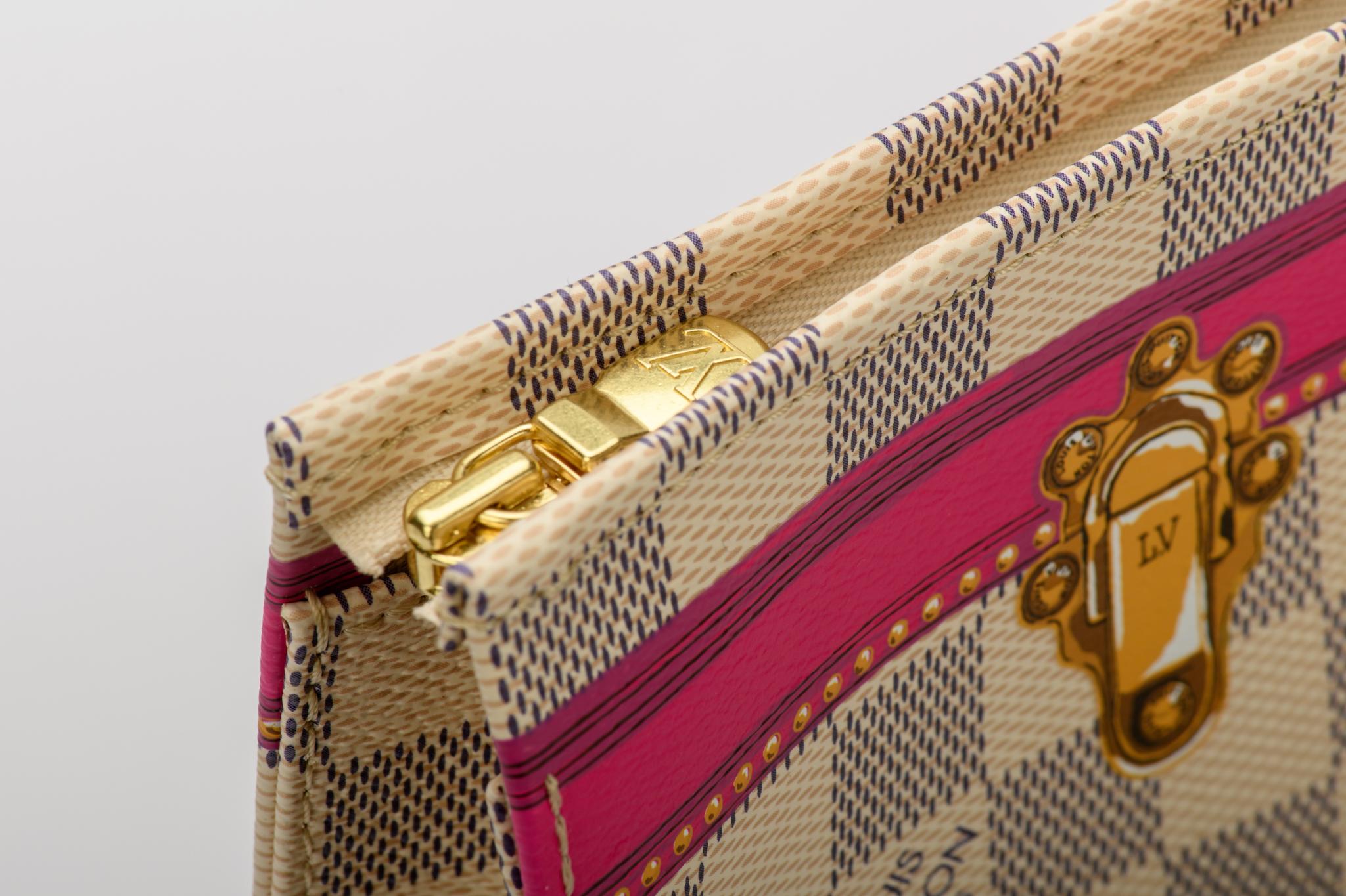 Women's New in Box Louis Vuitton Limited Edition Damier St Tropez Trousse Bag