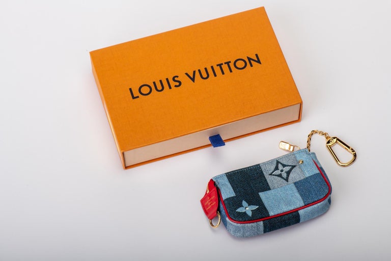 New in Box Vuitton Denim Pochette Bag