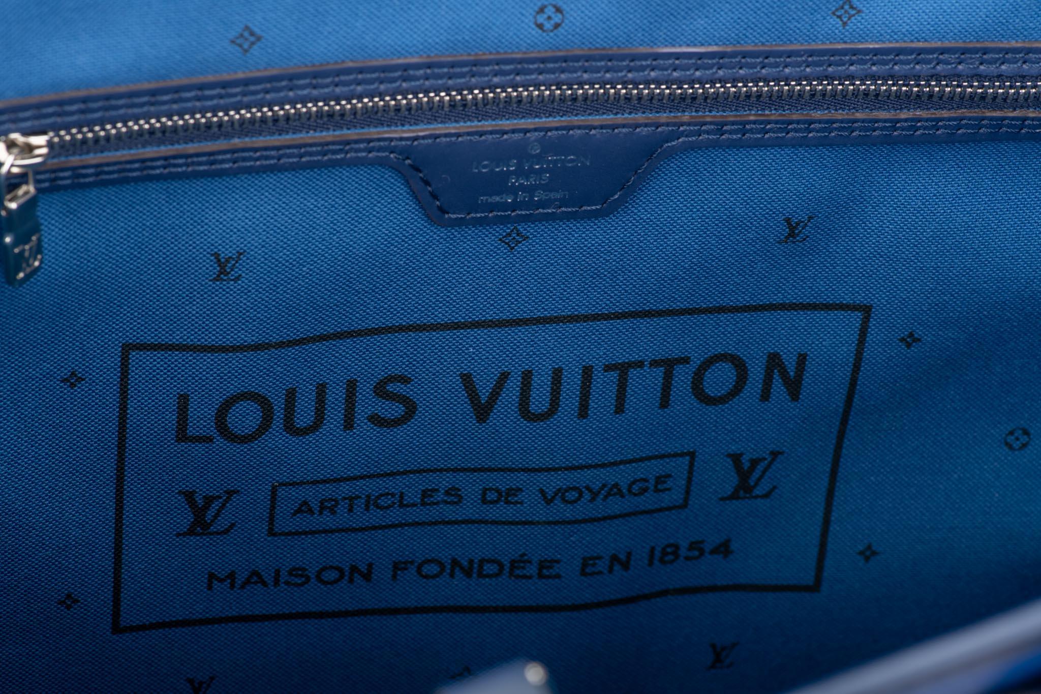 New in Box Louis Vuitton Limited Edition Escale Blue Neverfull Tote Bag 4