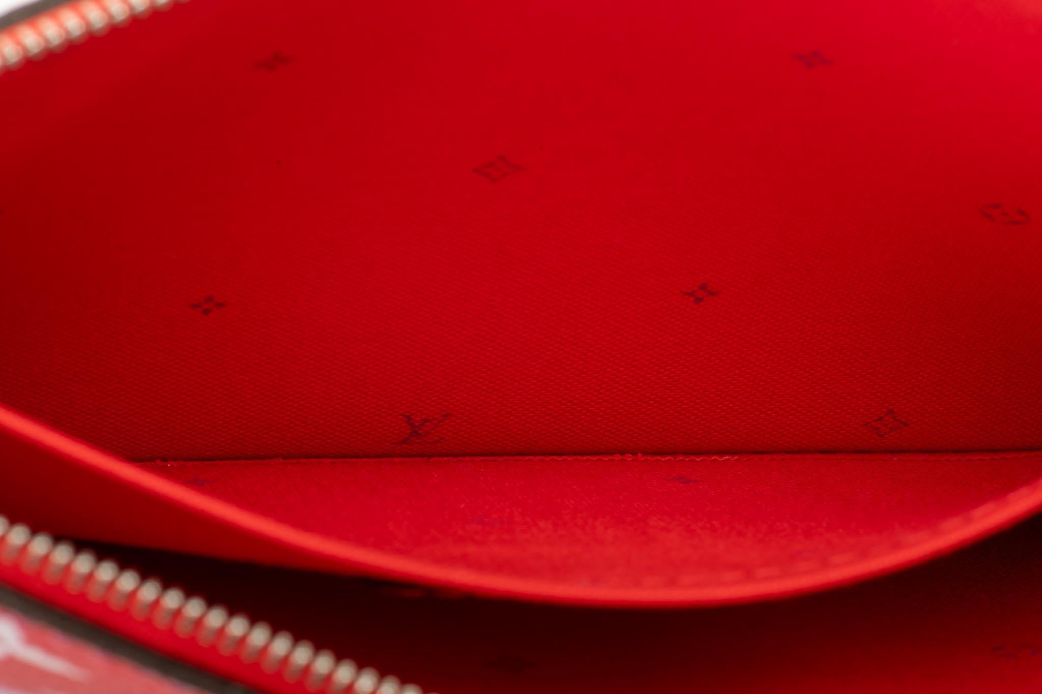 Nouveauté Louis Vuitton édition limitée  Sac fourre-tout rouge Neverfull Escale en vente 12