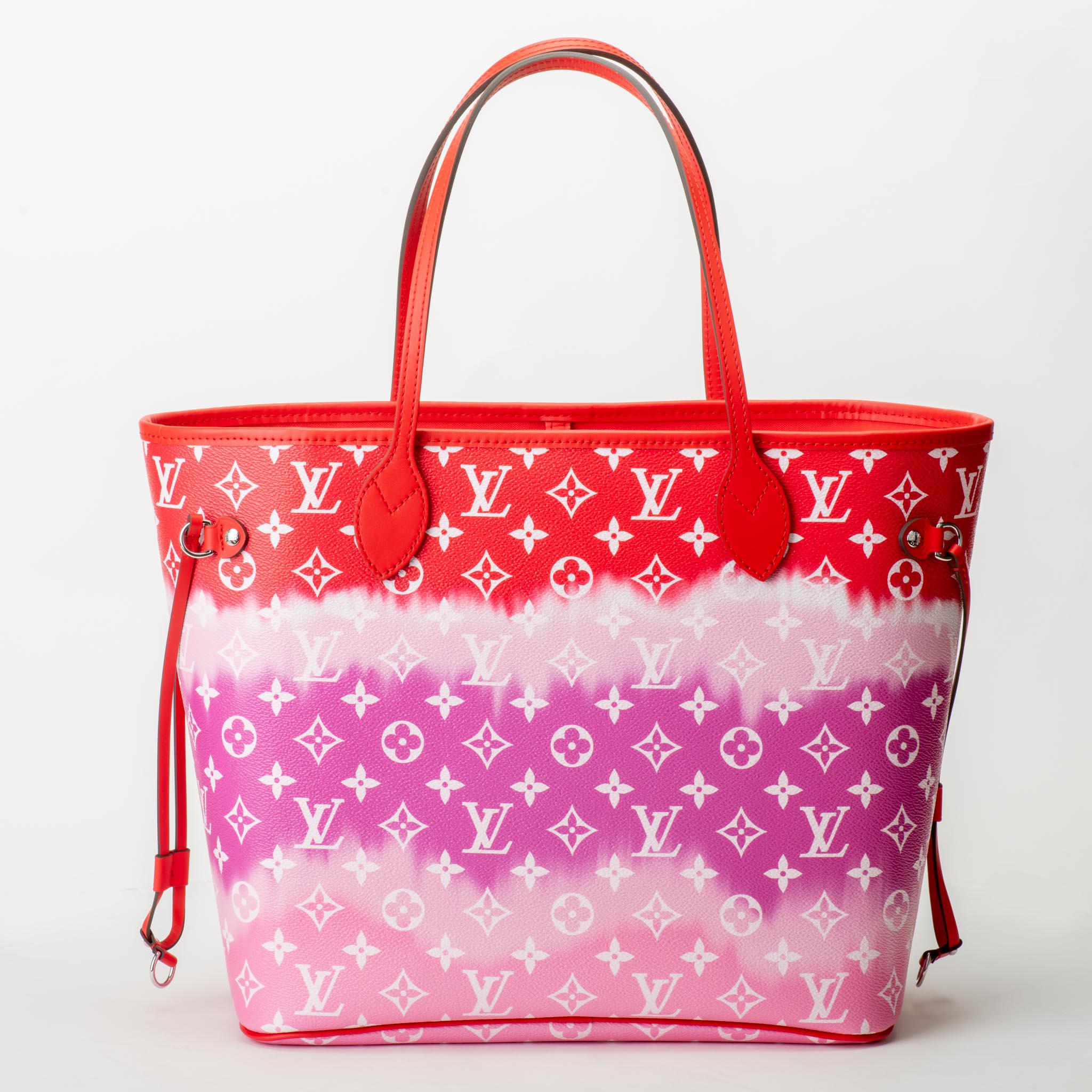 Neu in Box Louis Vuitton Limited Edition Escale Rot Neverfull Tote Bag 2