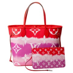 New in Box Louis Vuitton Limited Edition  Escale Red Neverfull Tote Bag