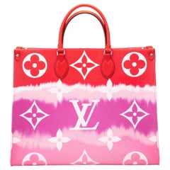 Neu in Box Louis Vuitton Limited Edition Escale Rot On The Go Tasche