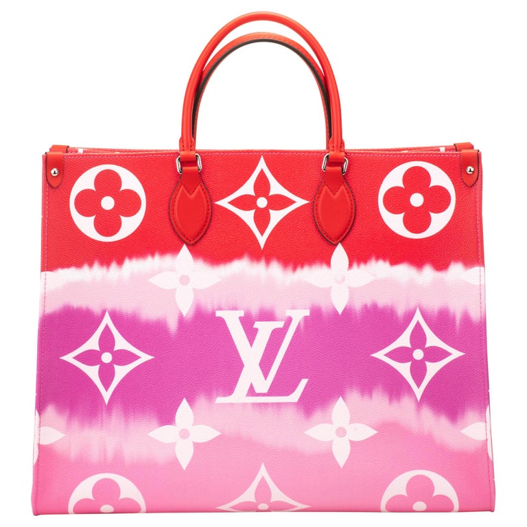 Louis Vuitton On The Go Red Bag at 1stDibs