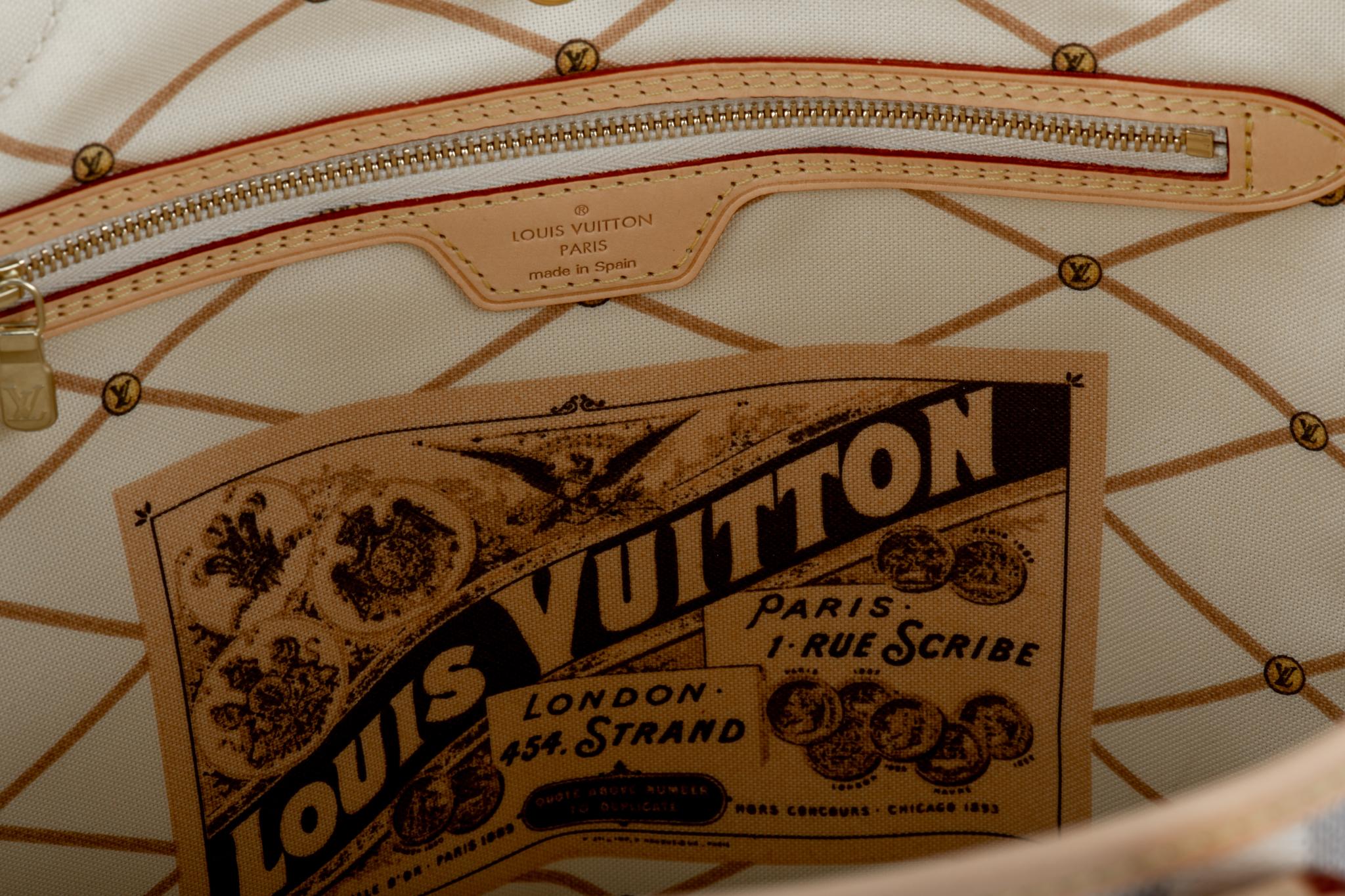 New in Box Louis Vuitton Limited Edition Forte Damier Neverfull Tote Bag In New Condition In West Hollywood, CA
