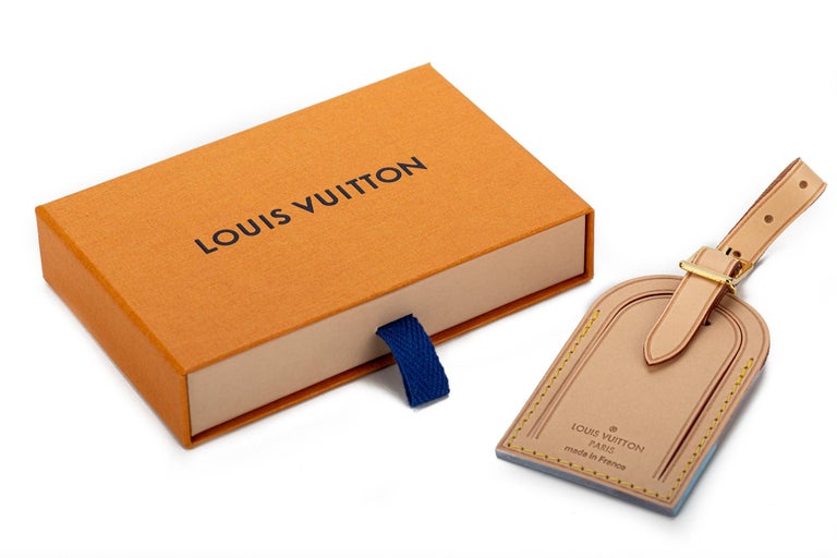 New in Box Louis Vuitton Limited Edition Luggage Name Tag Saint Tropez