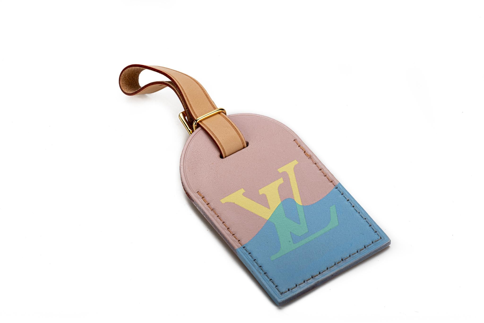 Originalverpackt Louis Vuitton Limited Edition Gepäck Name Tag Saint Tropez im Zustand „Neu“ im Angebot in West Hollywood, CA