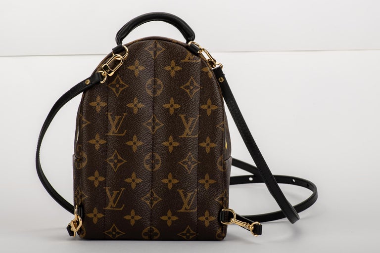 Black New in Box Louis Vuitton Limited Edition Mini Logo Backpack Bag For Sale