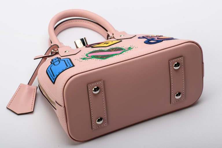 New in Box Louis Vuitton Limited Edition Pink Alma Stickers For Sale at 1stdibs