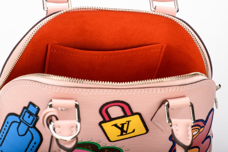 New in Box Louis Vuitton Limited Edition Pink Alma Stickers For Sale at