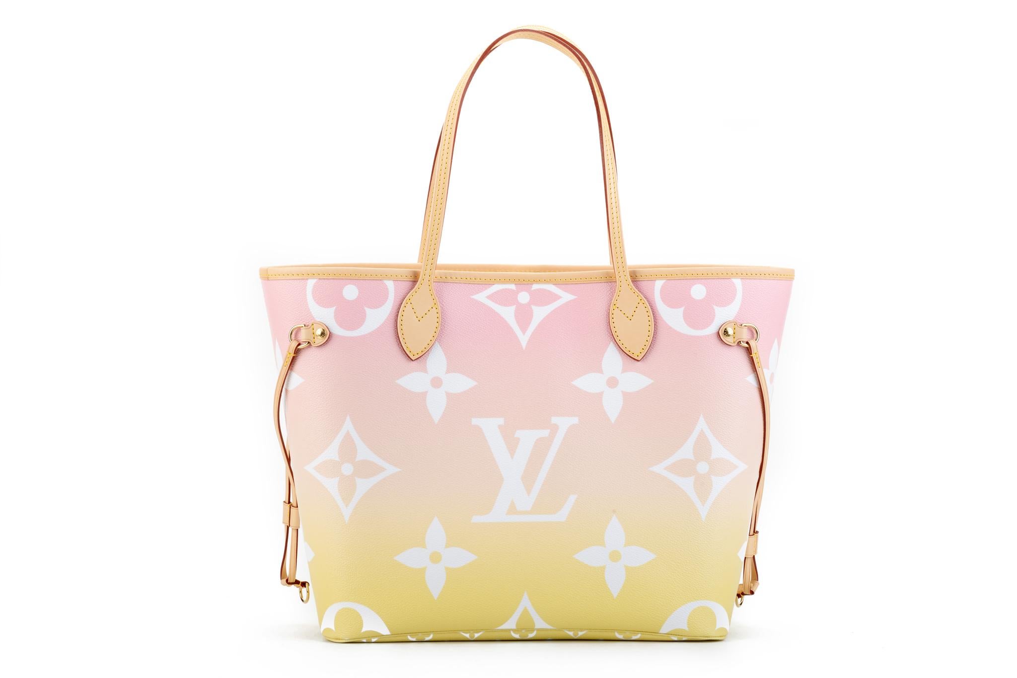 New in Box Louis Vuitton Limited Edition Pink Ombre Neverfull  Bag 3