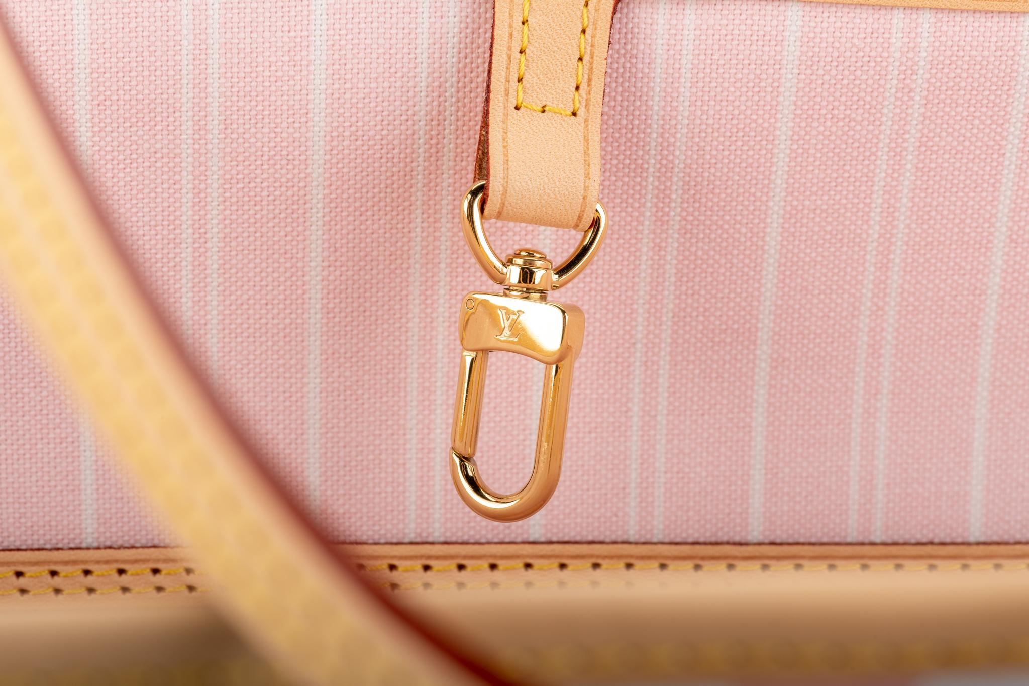 Beige New in Box Louis Vuitton Limited Edition Pink Ombre Neverfull  Bag
