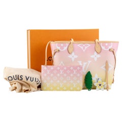 New in Box Louis Vuitton Limited Edition Pink Ombre Neverfull  Bag