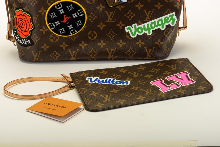 New in Box Louis Vuitton Limited Edition Stickers Neverfull Tote