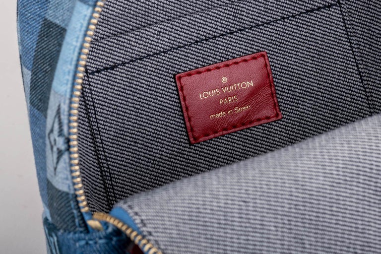 New in Box Louis Vuitton Monogram Denim Backpack Bag For Sale 1