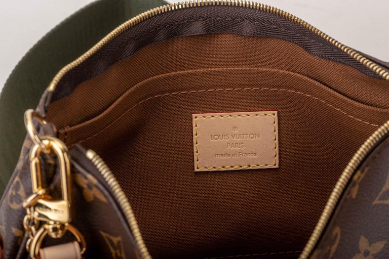New in Box Louis Vuitton Multi Green Crossbody Pouch Bag