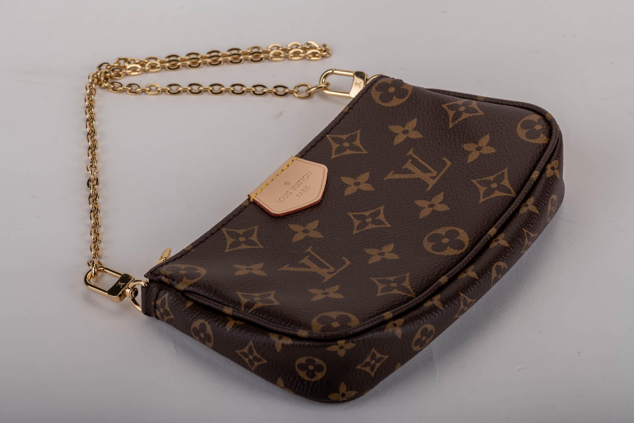 Women's New in Box Louis Vuitton Multi Green Crossbody Pouch Bag