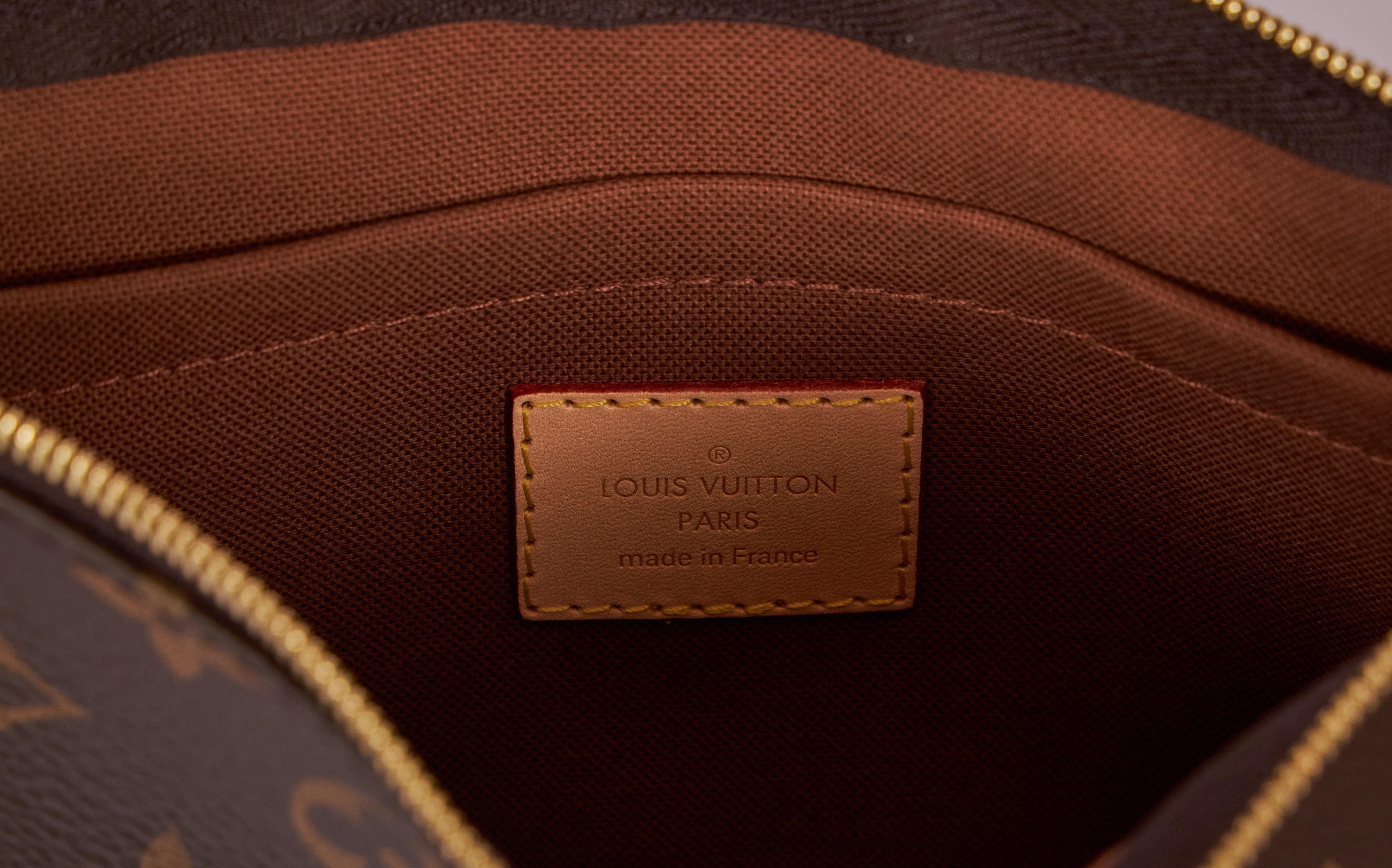 Louis Vuitton Mehrfarbige Pouchette Tasche in Rosa, im Karton im Angebot 5