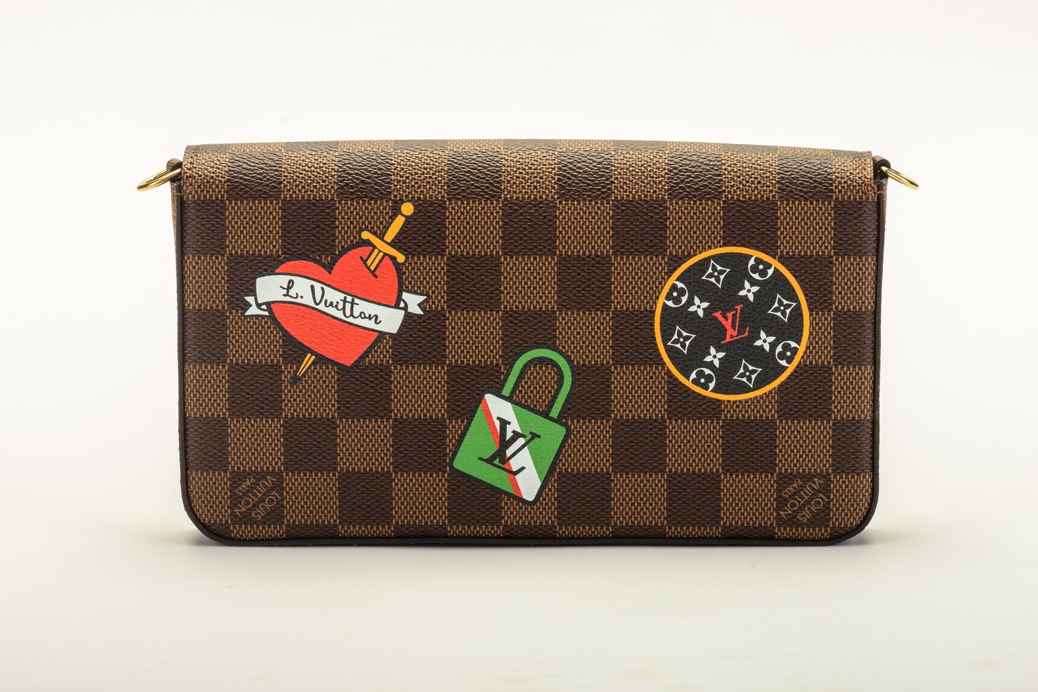 New in Box Louis Vuitton Stickers Felicie Crossbody In New Condition In West Hollywood, CA